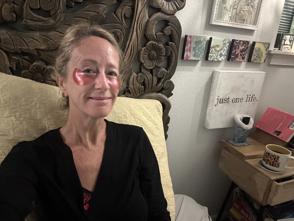 wedding planning, self care, orlando florida venue owner, eye masks