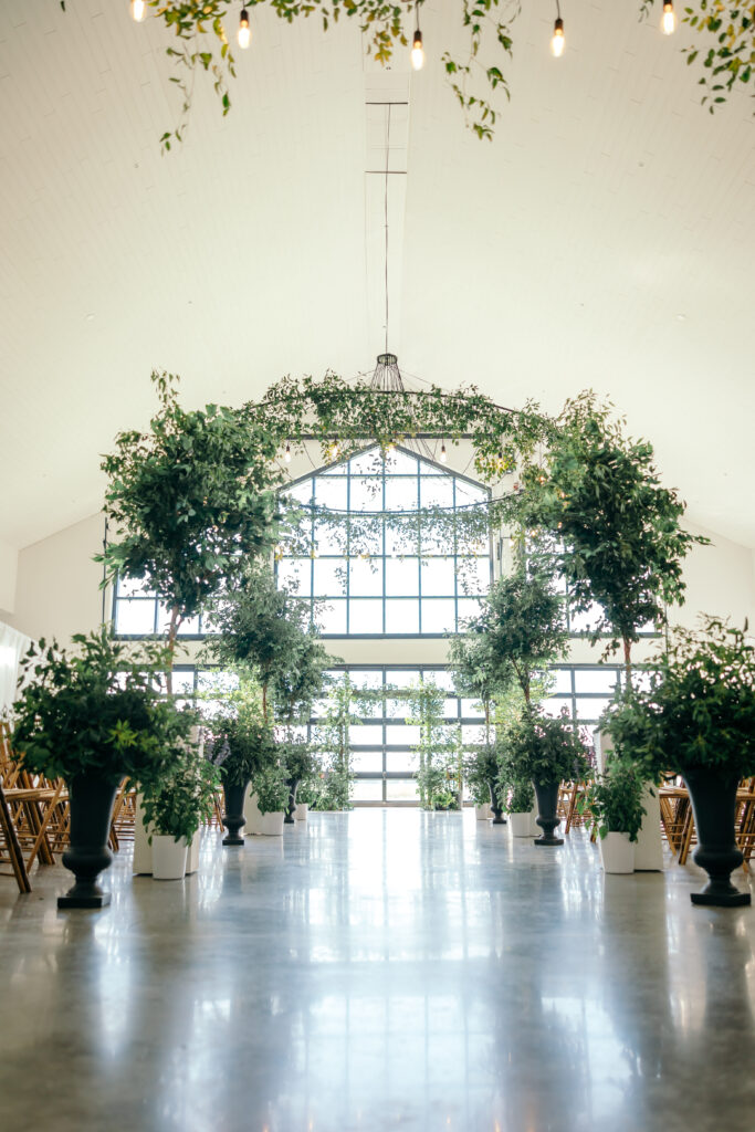 indoor wedding ceremony in Saint Cloud, Florida, Florida Farm weddings