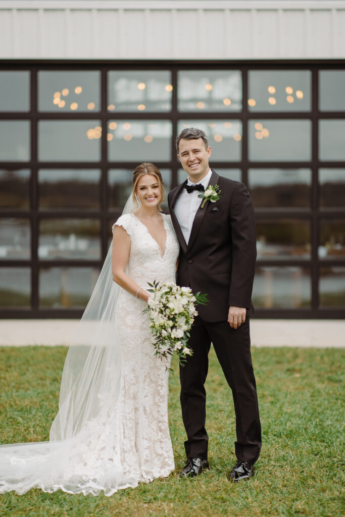 bride and groom a lakeside wedding venue in Saint Cloud, Florida