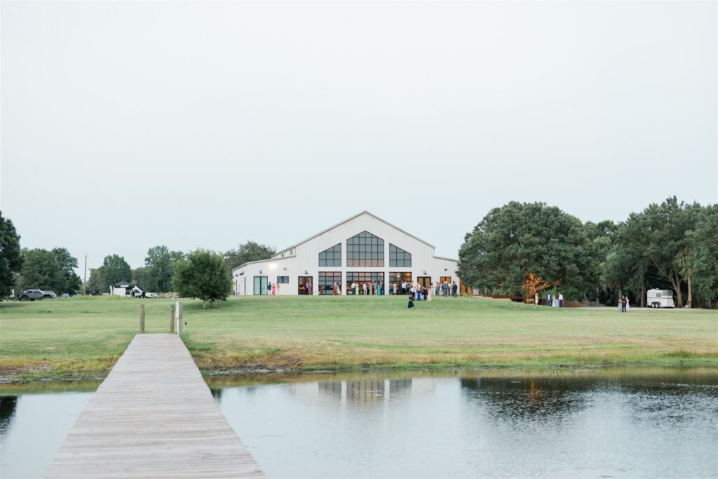 Back of Lavender on the Lake, a lakeside wedding venue in Saint Cloud, Florida 