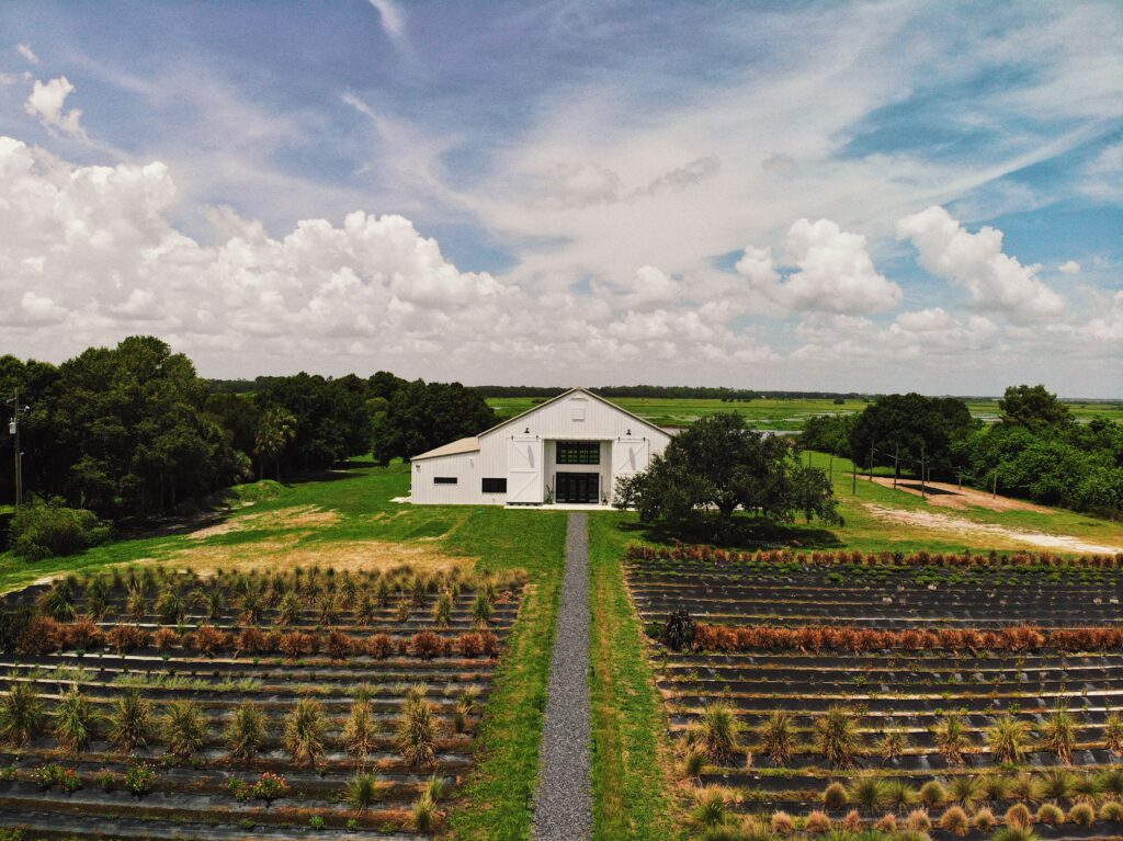 Luxury Barn wedding venue in Saint Cloud, Florida, central Florida farm